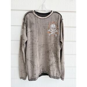 Affliction American Customs Reversible long sleeve "Freedom Defender" XL